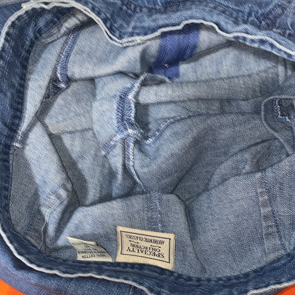 🎱Adorable Vintage Jean half buttoned half shorts! - Picture 8 of 9